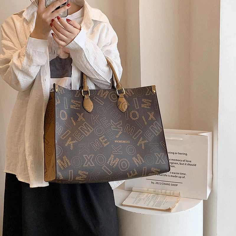 Premium texture large capacity tote bag