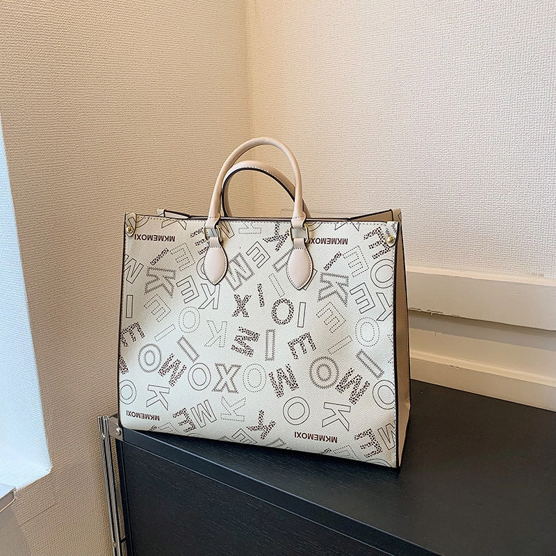 Premium texture large capacity tote bag