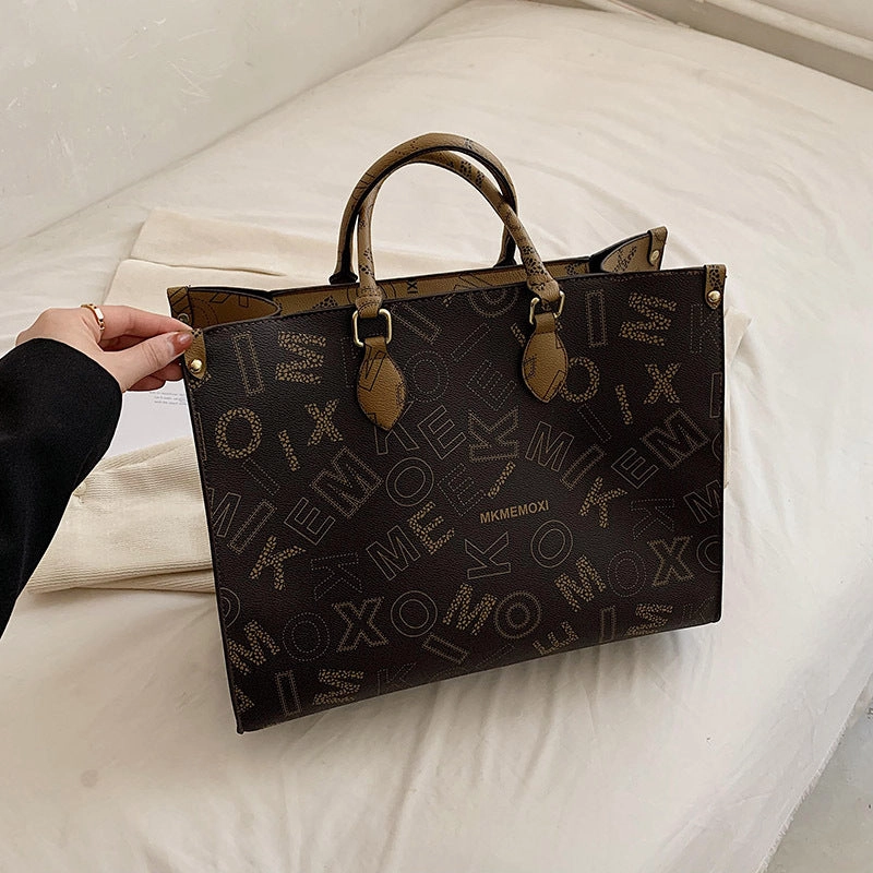 Premium texture large capacity tote bag