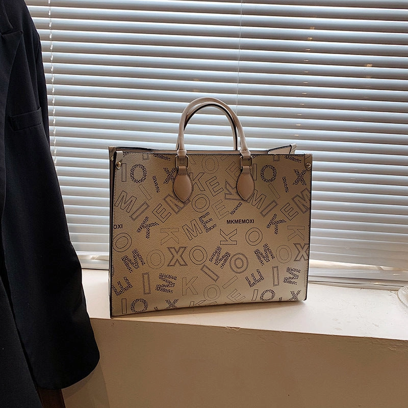 Premium texture large capacity tote bag
