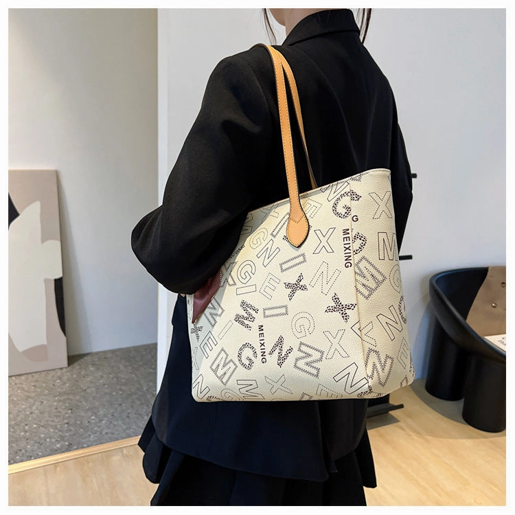 Premium texture large capacity tote bag fashion