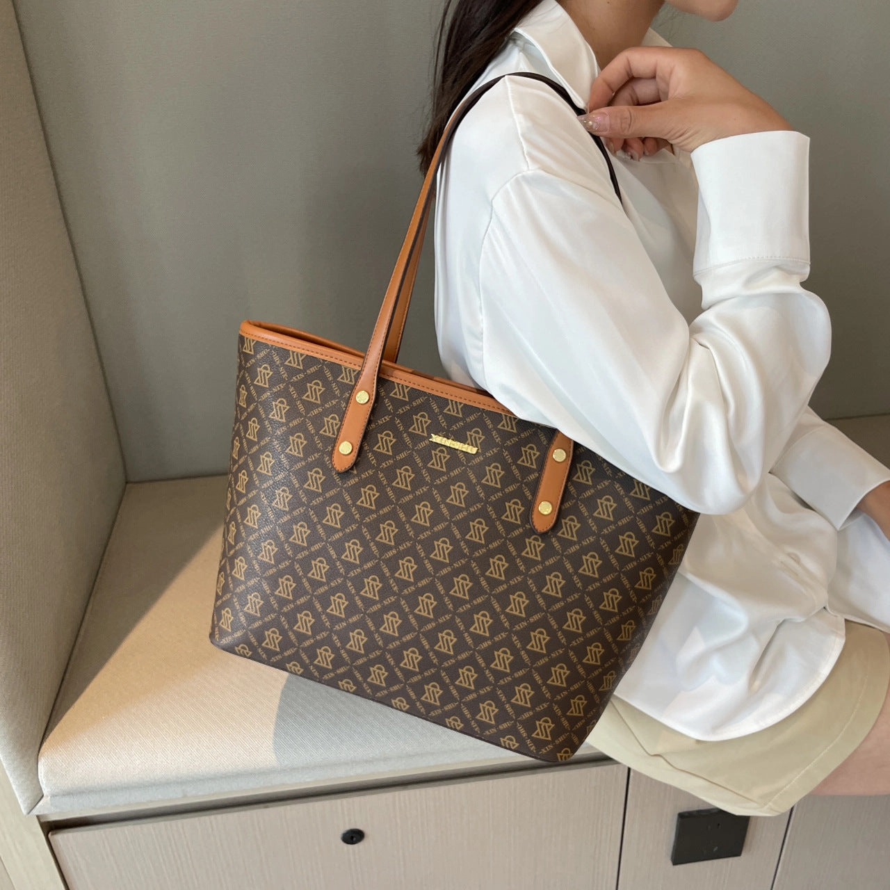 Premium Textured Printed Tote Bag
