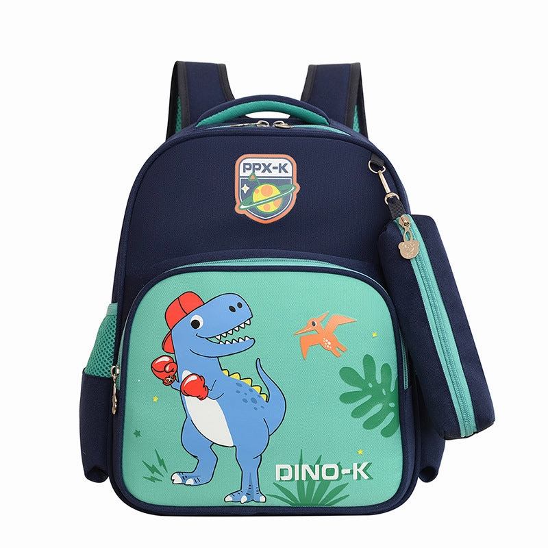 Primary school students' back protection and load-reducing breathable backpack