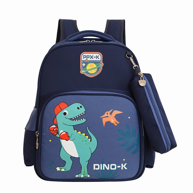 Primary school students' back protection and load-reducing breathable backpack