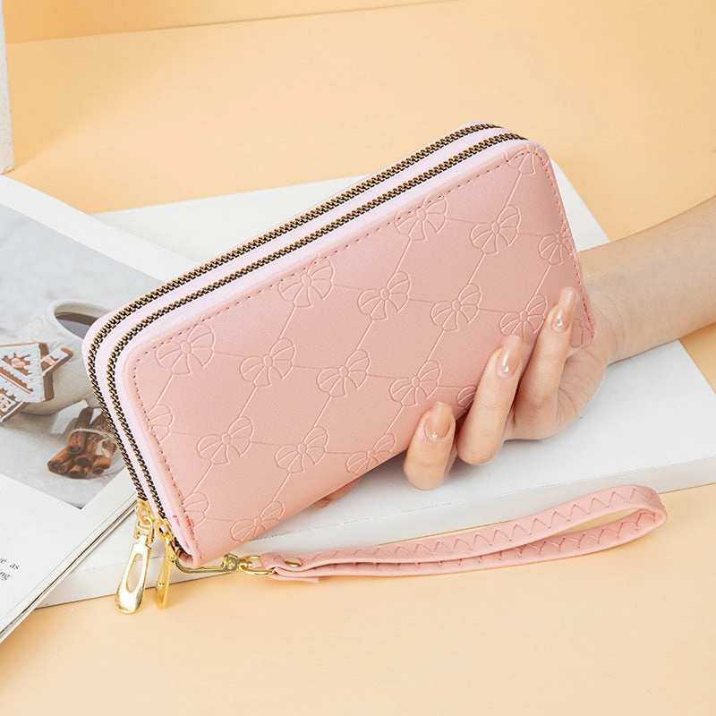 Printed bow wallet