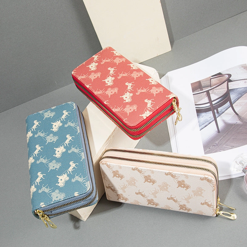 Printed clutch bag wholesale wallet