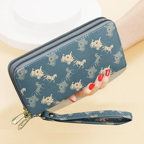 Printed clutch bag wholesale wallet