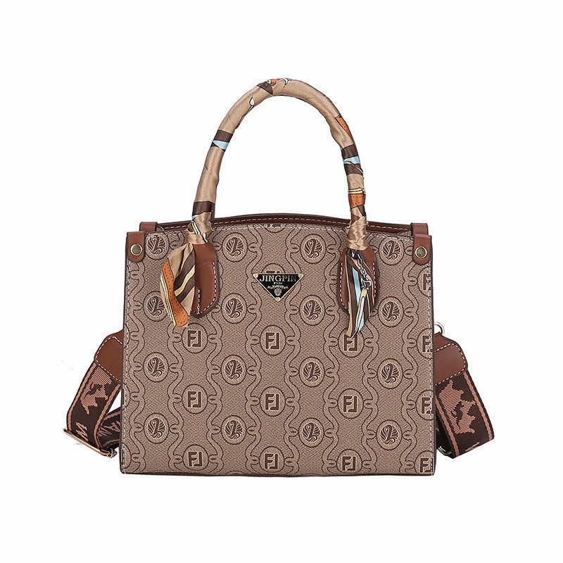 Printed letter versatile large capacity tote bag