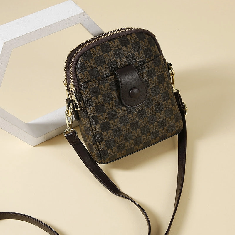 Printed retro mini bag