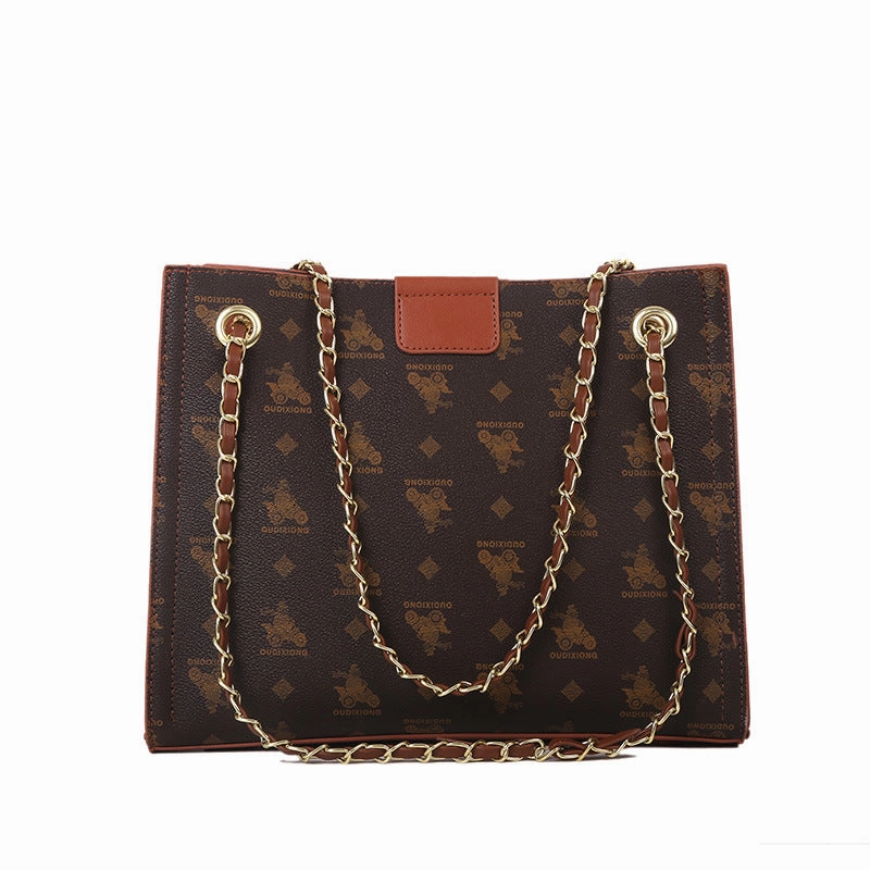 Printed tote bag daily matching