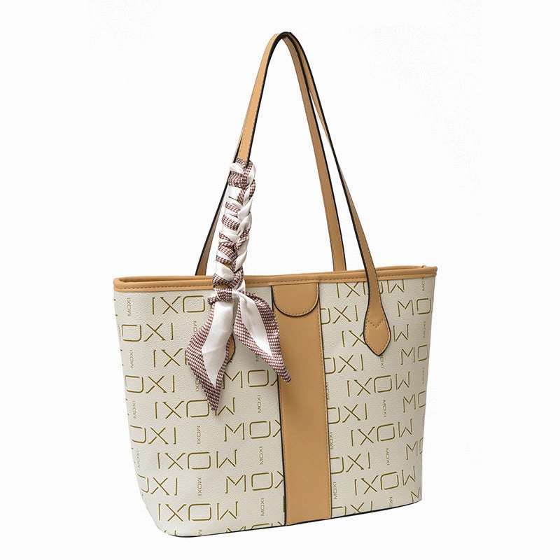Printed tote women's bag premium texture
