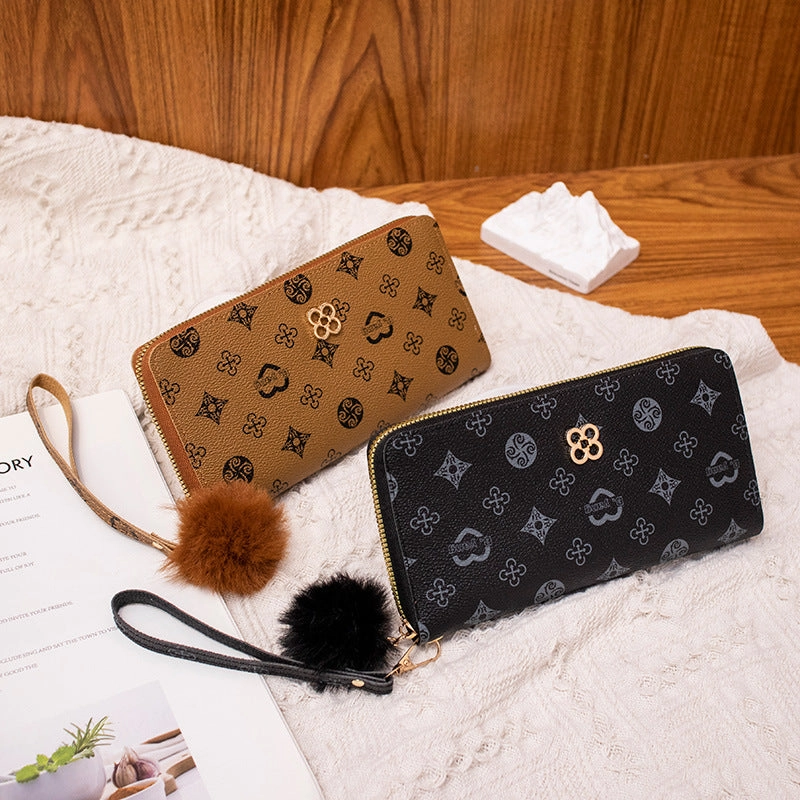 Printed wallet long