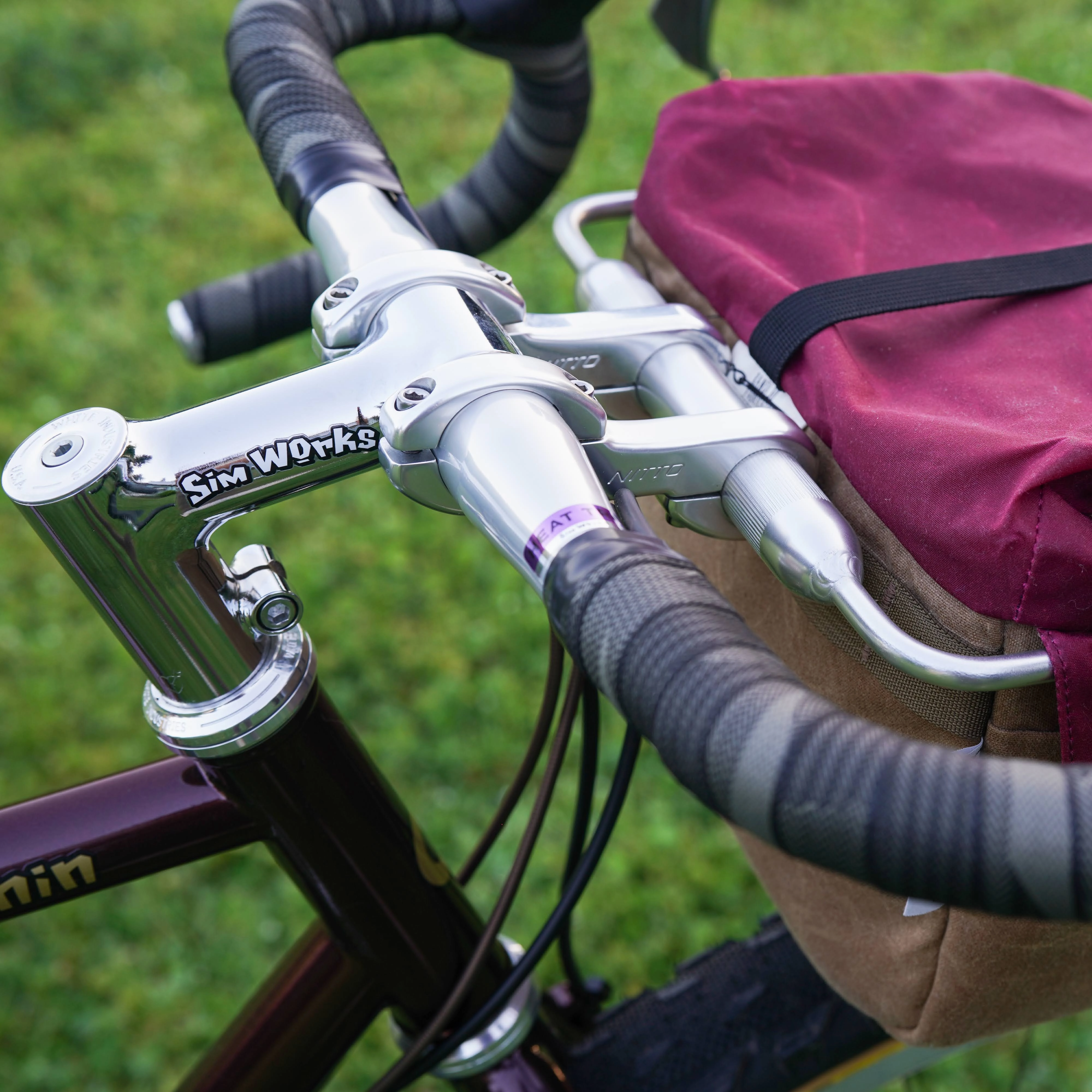RANDI JO FABRICATIONS x SIMWORKS Muscovy Bag with Nitto Bag Supporter (31.8mm)