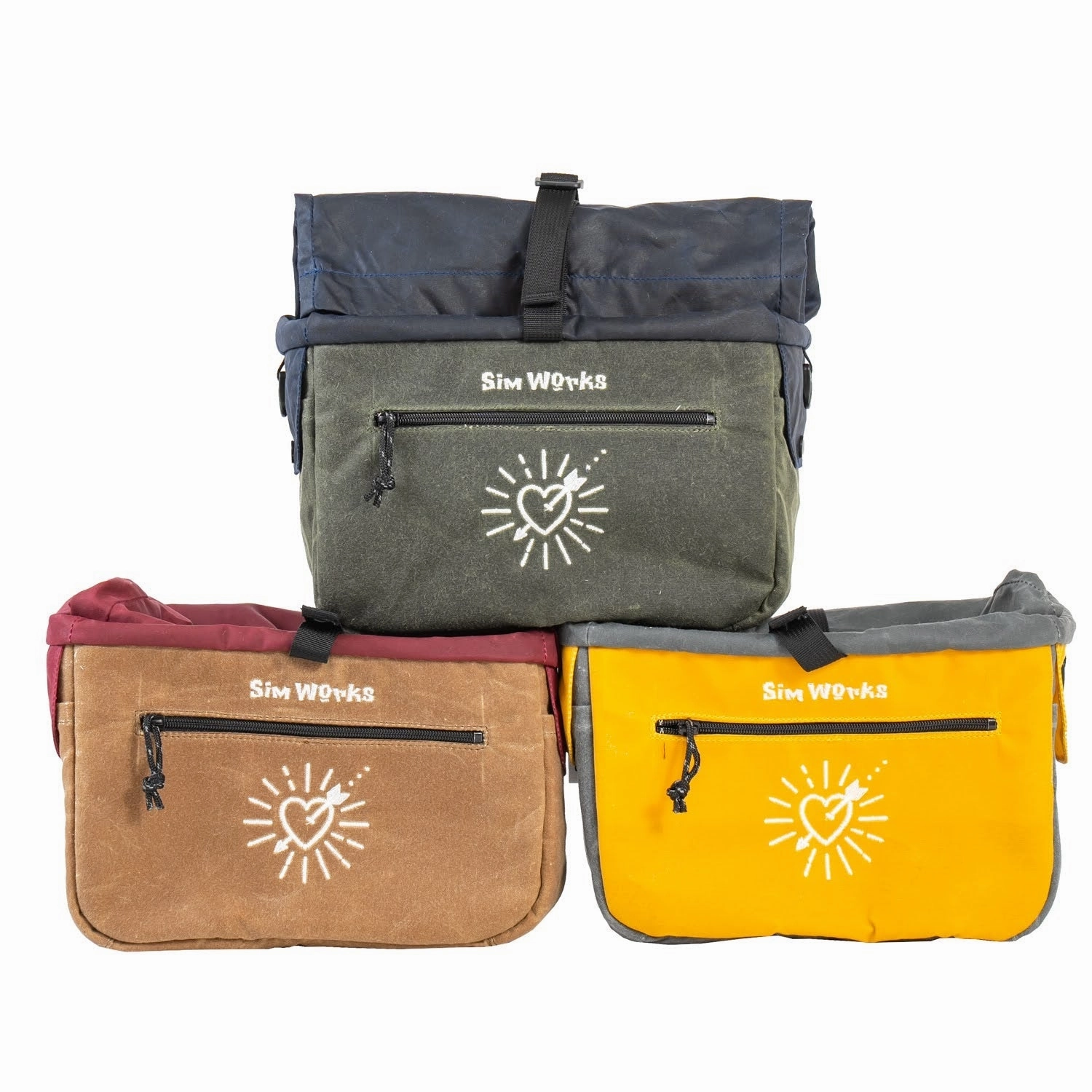 RANDI JO FABRICATIONS x SIMWORKS Muscovy Bag with Nitto Bag Supporter (31.8mm)