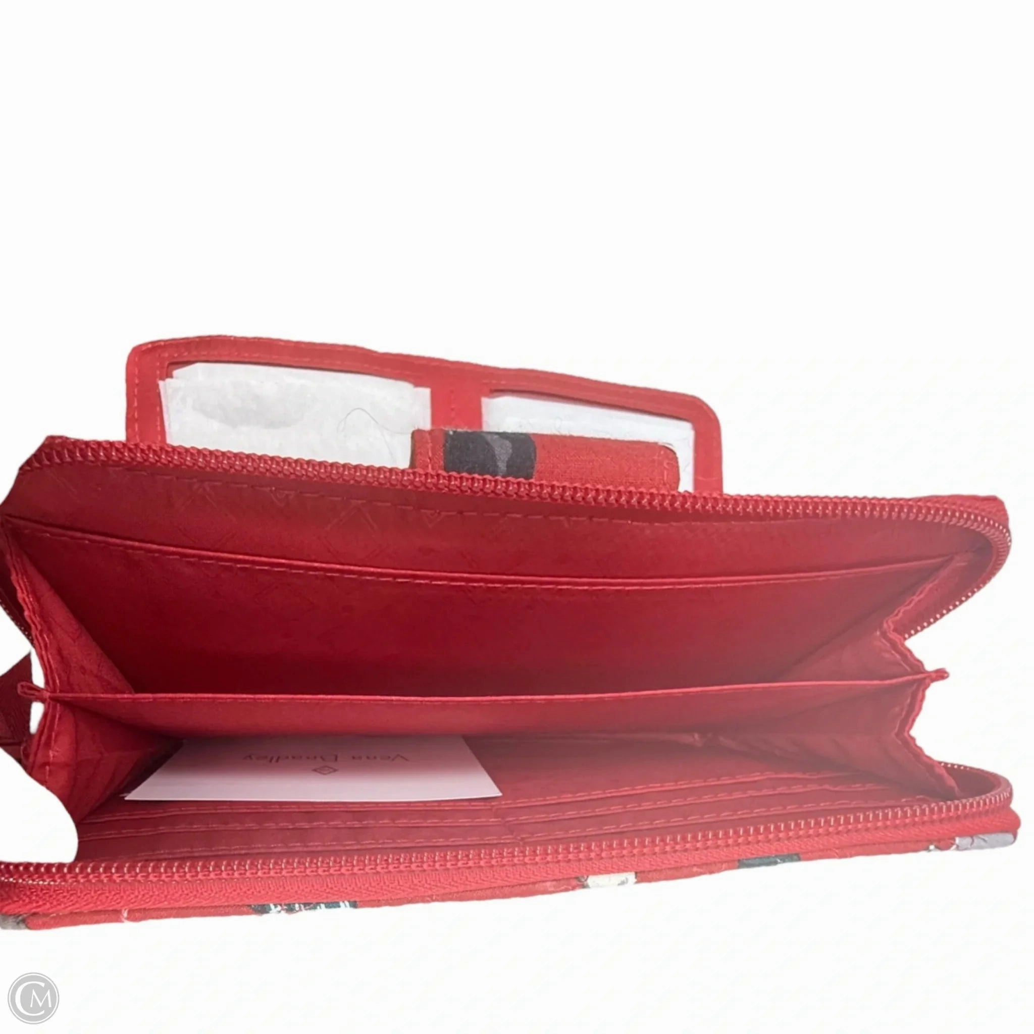 RFID Turnlock Wallet By Vera Bradley In Holiday Cats, Size: Large