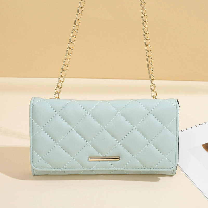 Rhombus bag shoulder bag messenger bag