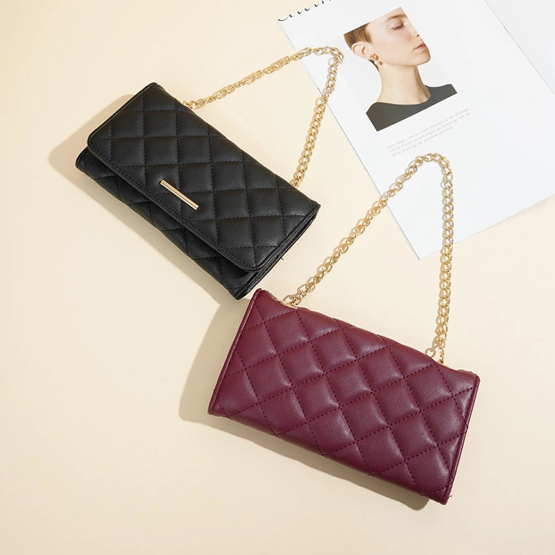 Rhombus bag shoulder bag messenger bag