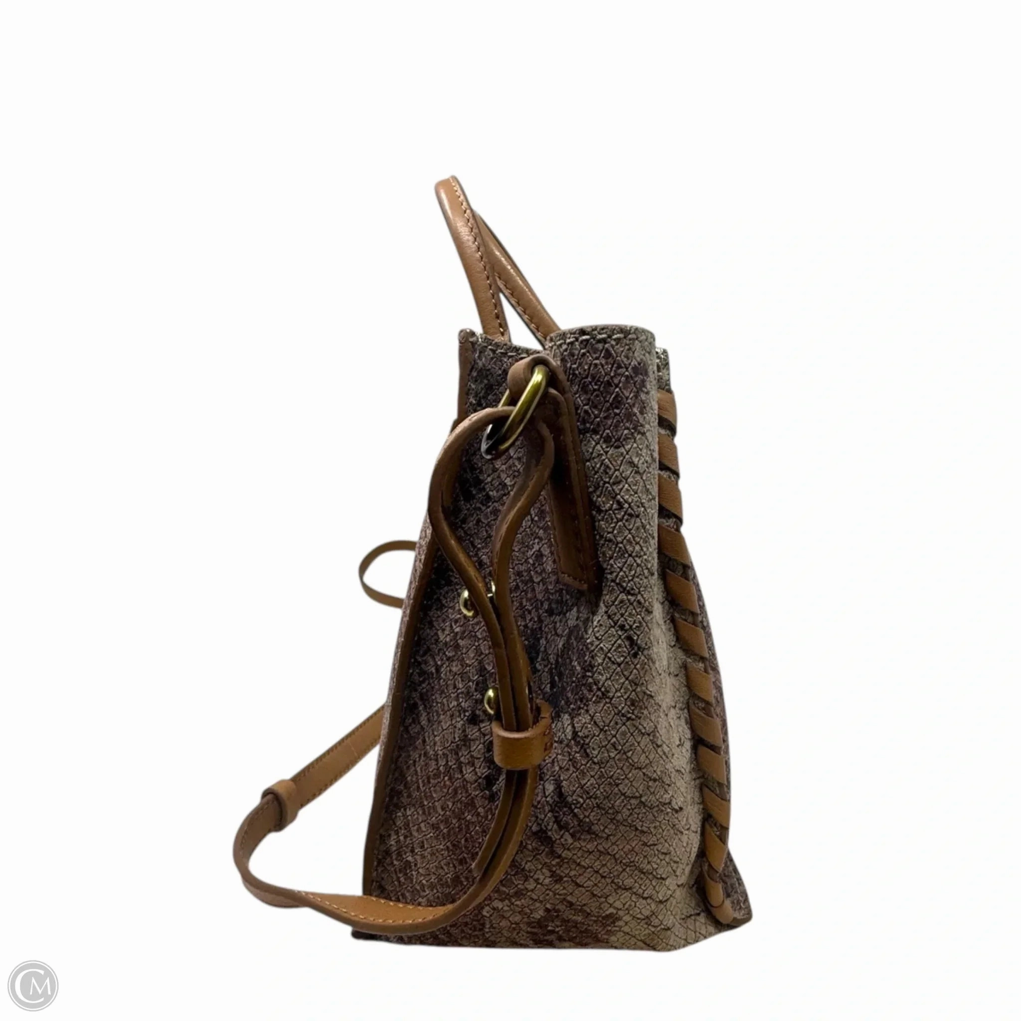 Rysa Leather Satchel By Lucky Brand, Size: Medium