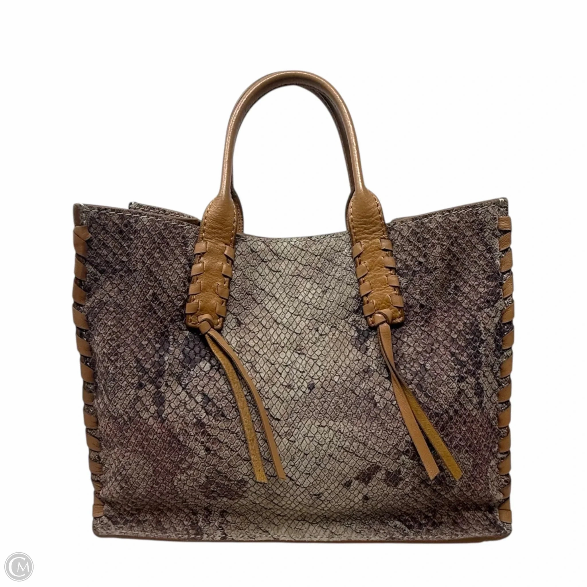 Rysa Leather Satchel By Lucky Brand, Size: Medium
