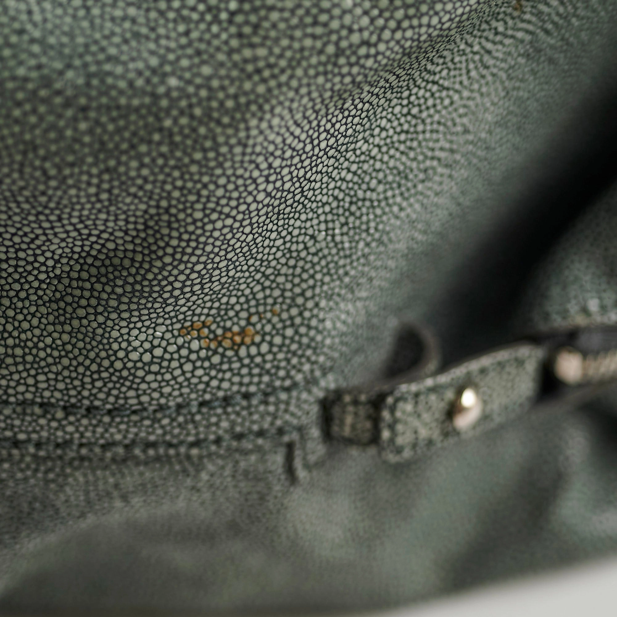 Saint Lauren Stingray Embossed Y Tote Grey