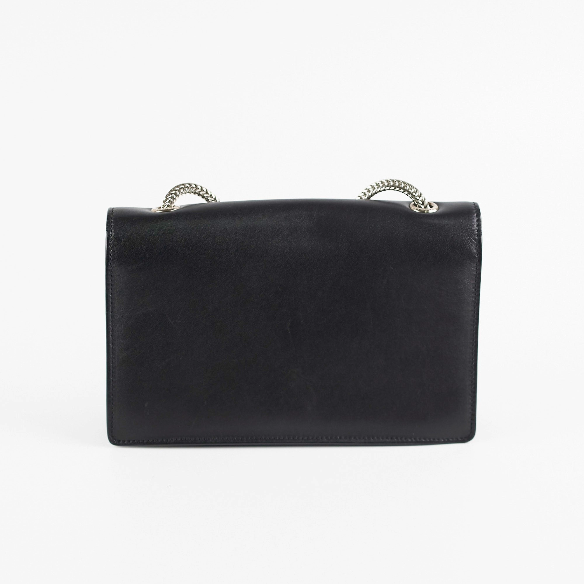 Saint Laurent Black Studded Crossbody Bag