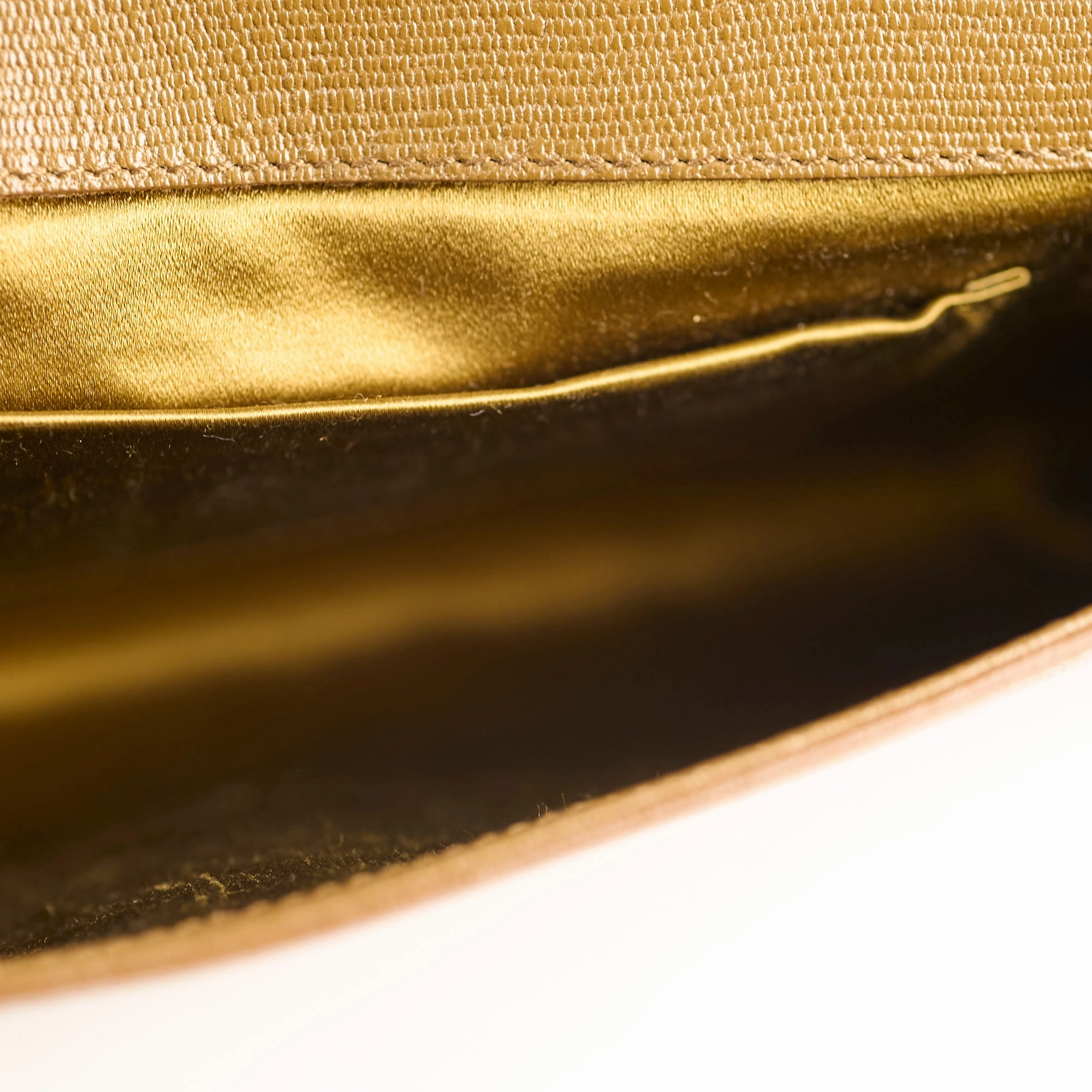 Saint Laurent Chyc Clutch Tan