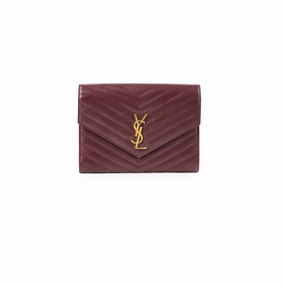 Saint Laurent Clutch Burgundy