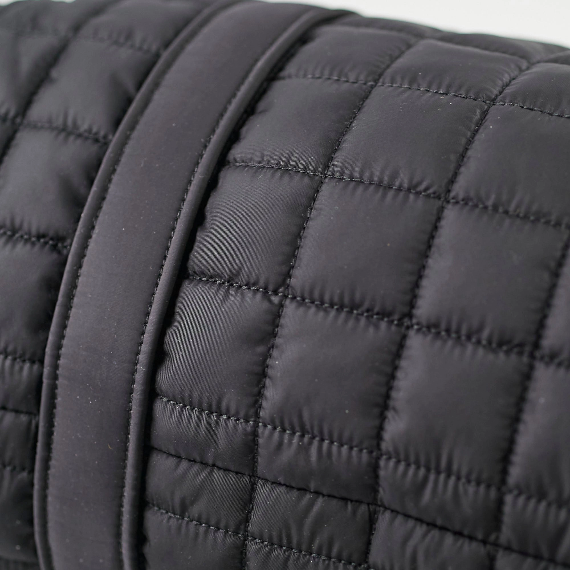 Saint laurent Gloria Quilted Nylon Tote Black
