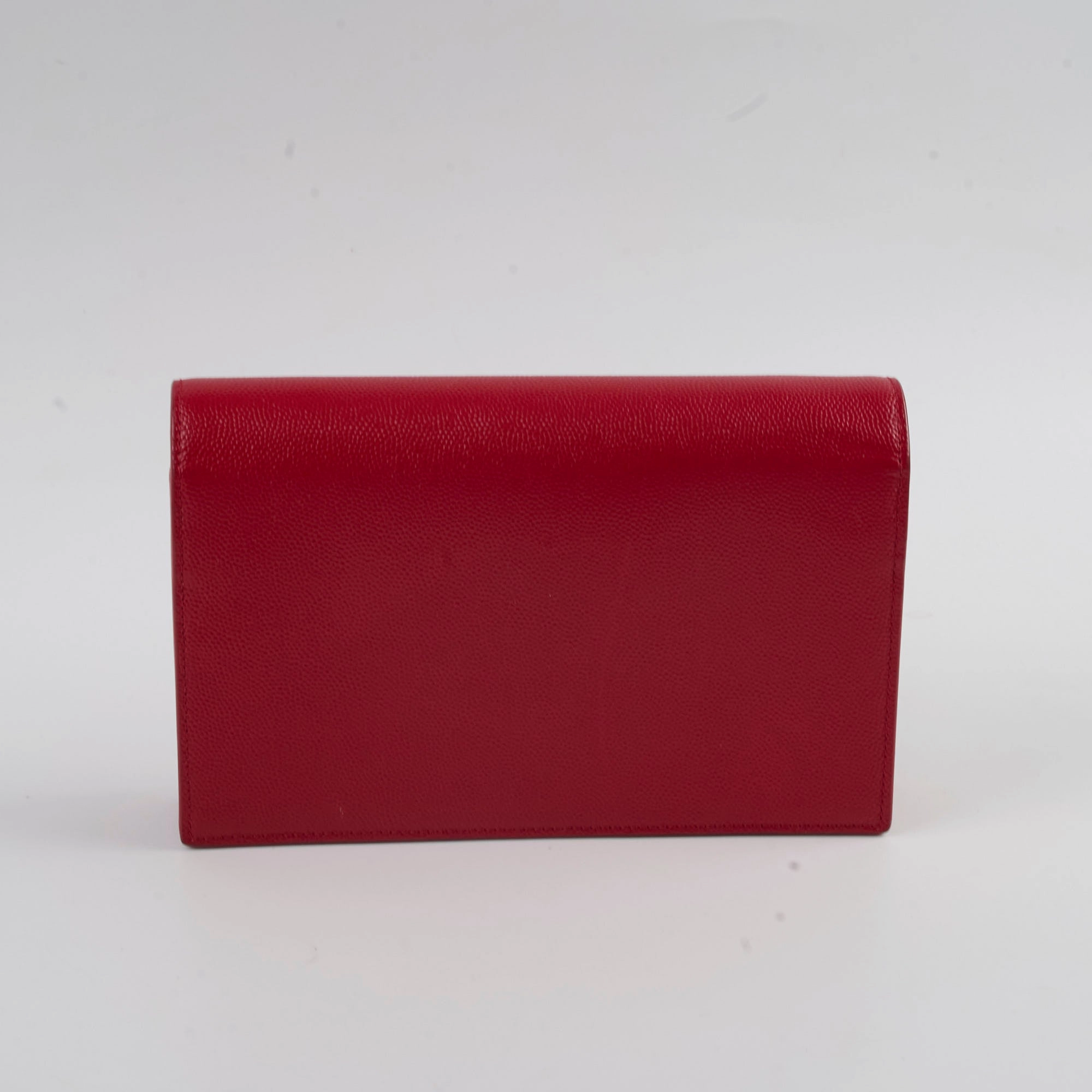 Saint Laurent Kate Tassel Wallet On Chain Red