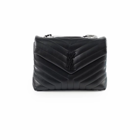 Saint Laurent Lou Lou Medium Shoulder Bag Black