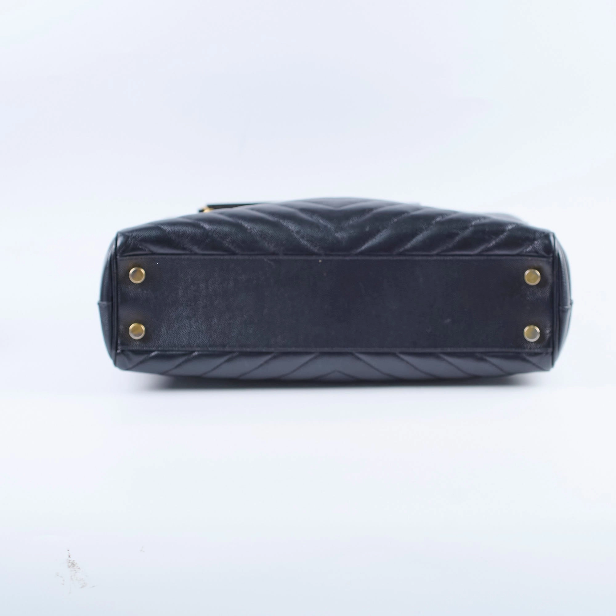 Saint Laurent Matelasse Tote Bag Black