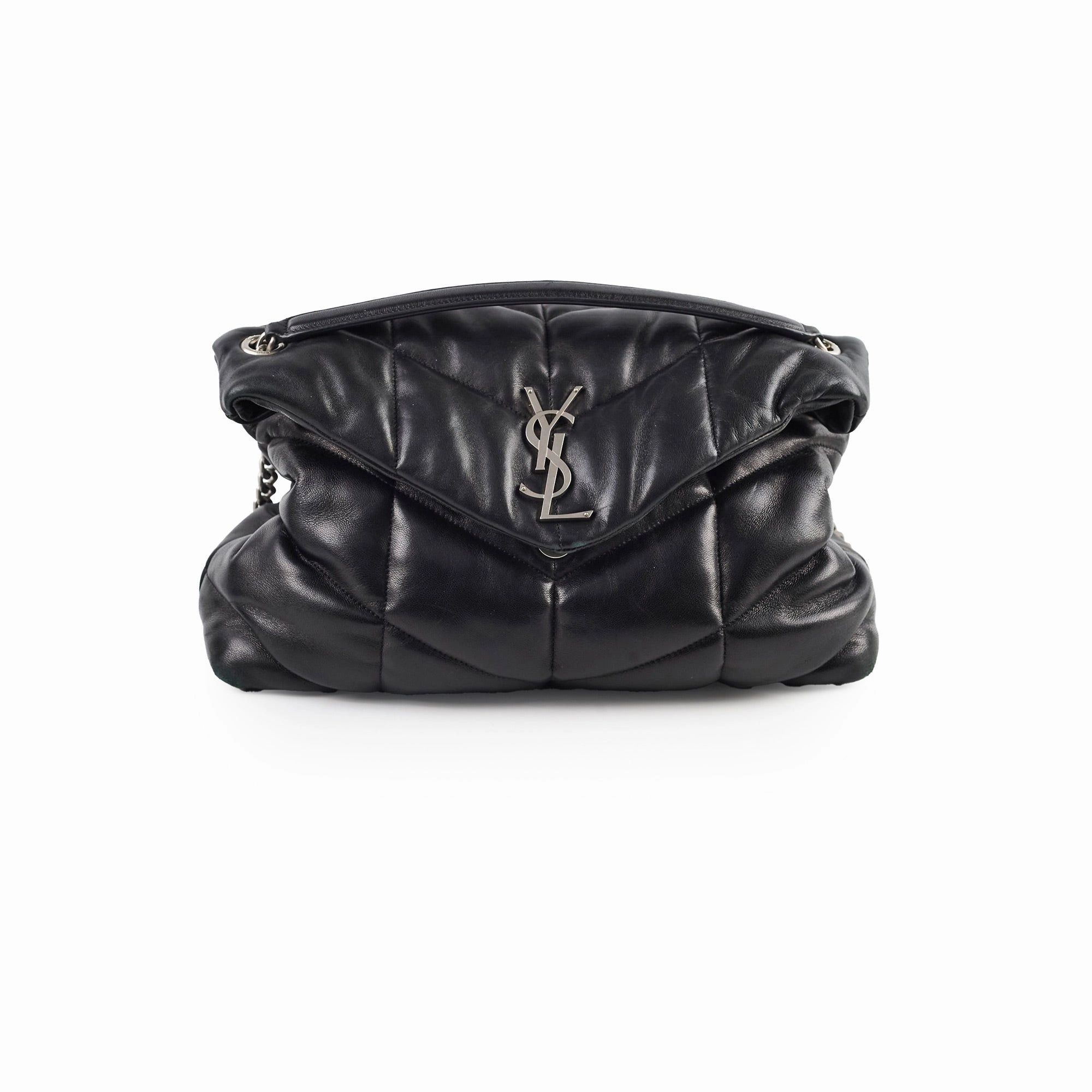 Saint Laurent Medium Puffer Black