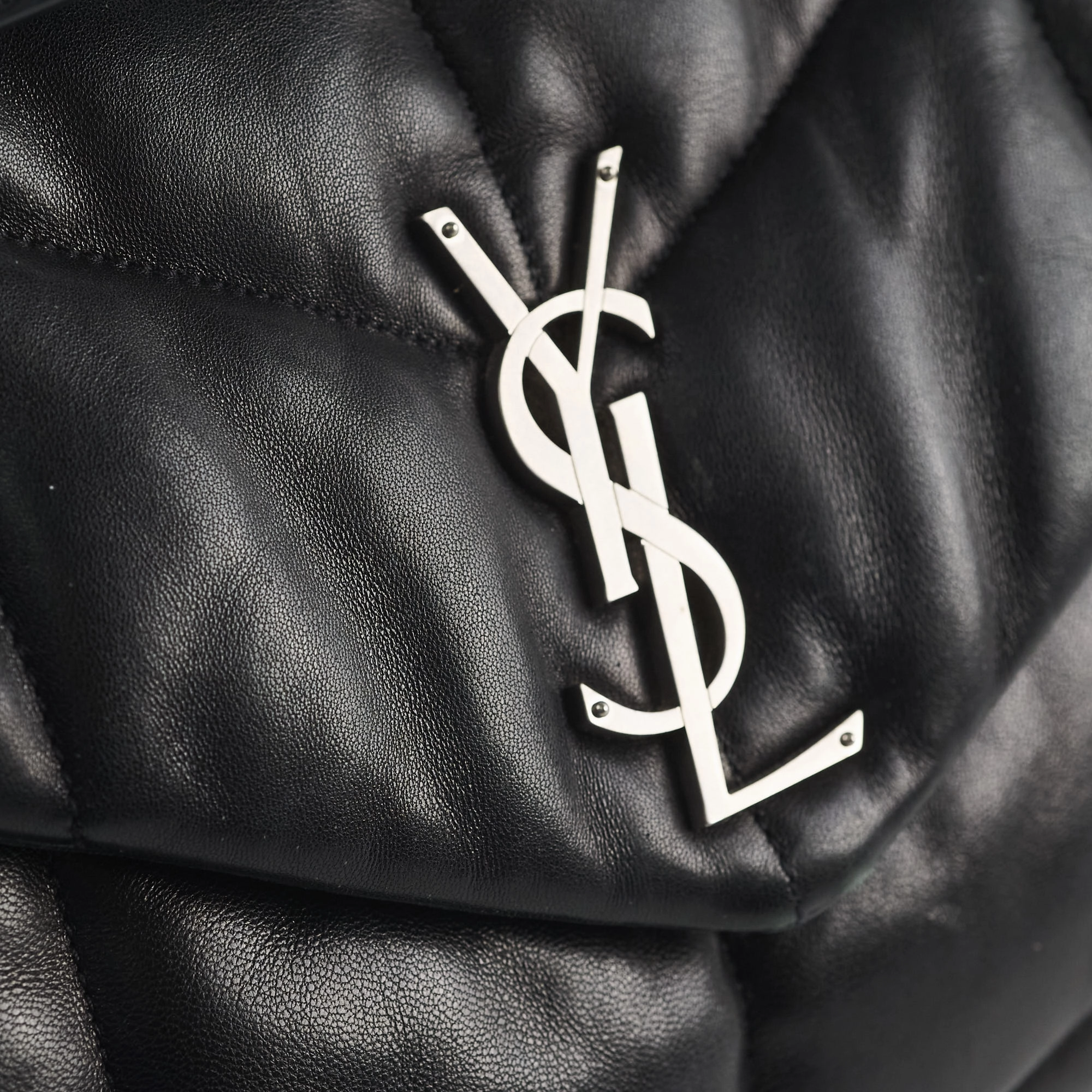 Saint Laurent Medium Puffer Black