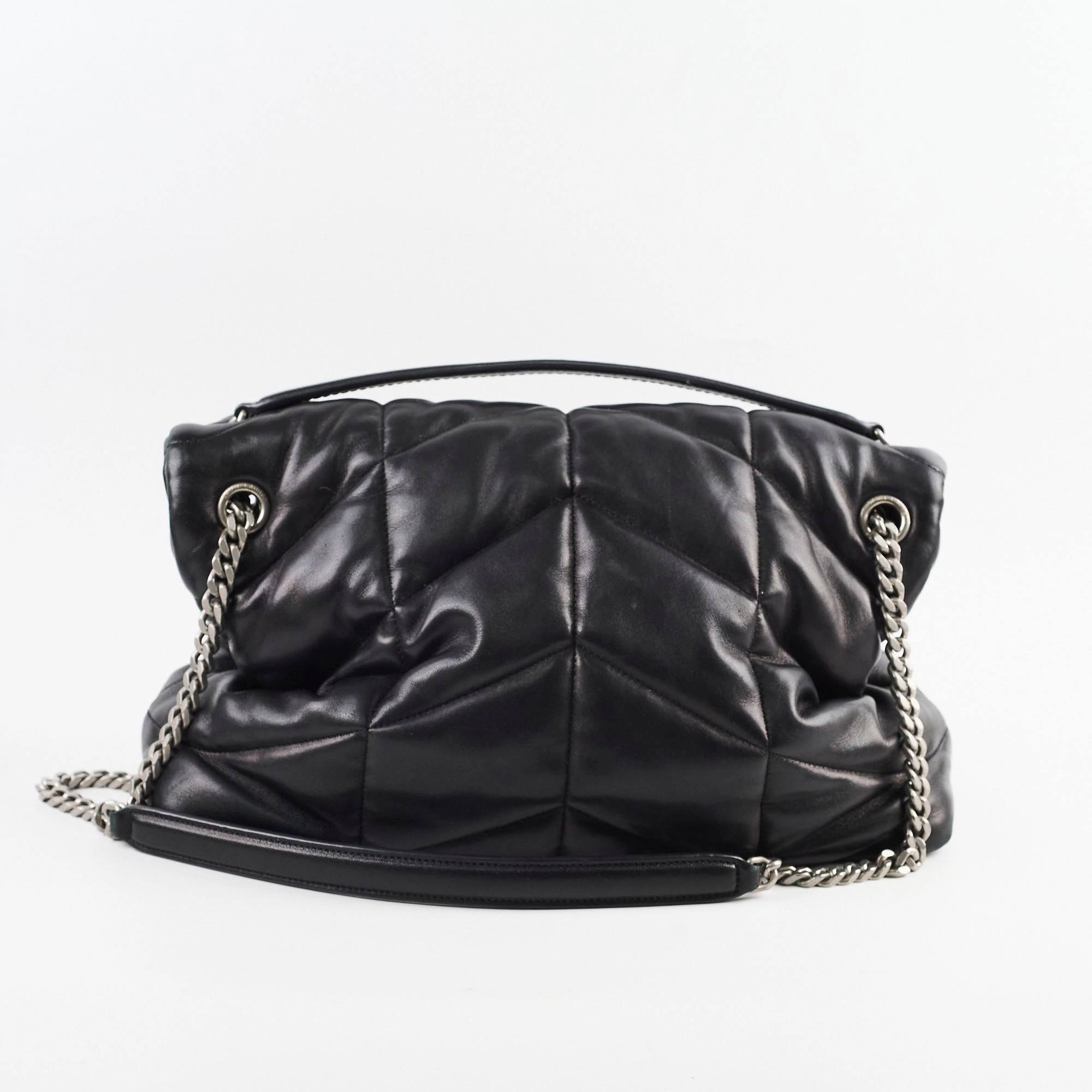 Saint Laurent Medium Puffer Black
