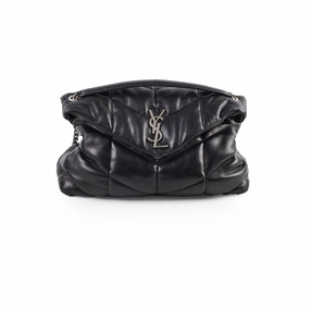 Saint Laurent Medium Puffer Black