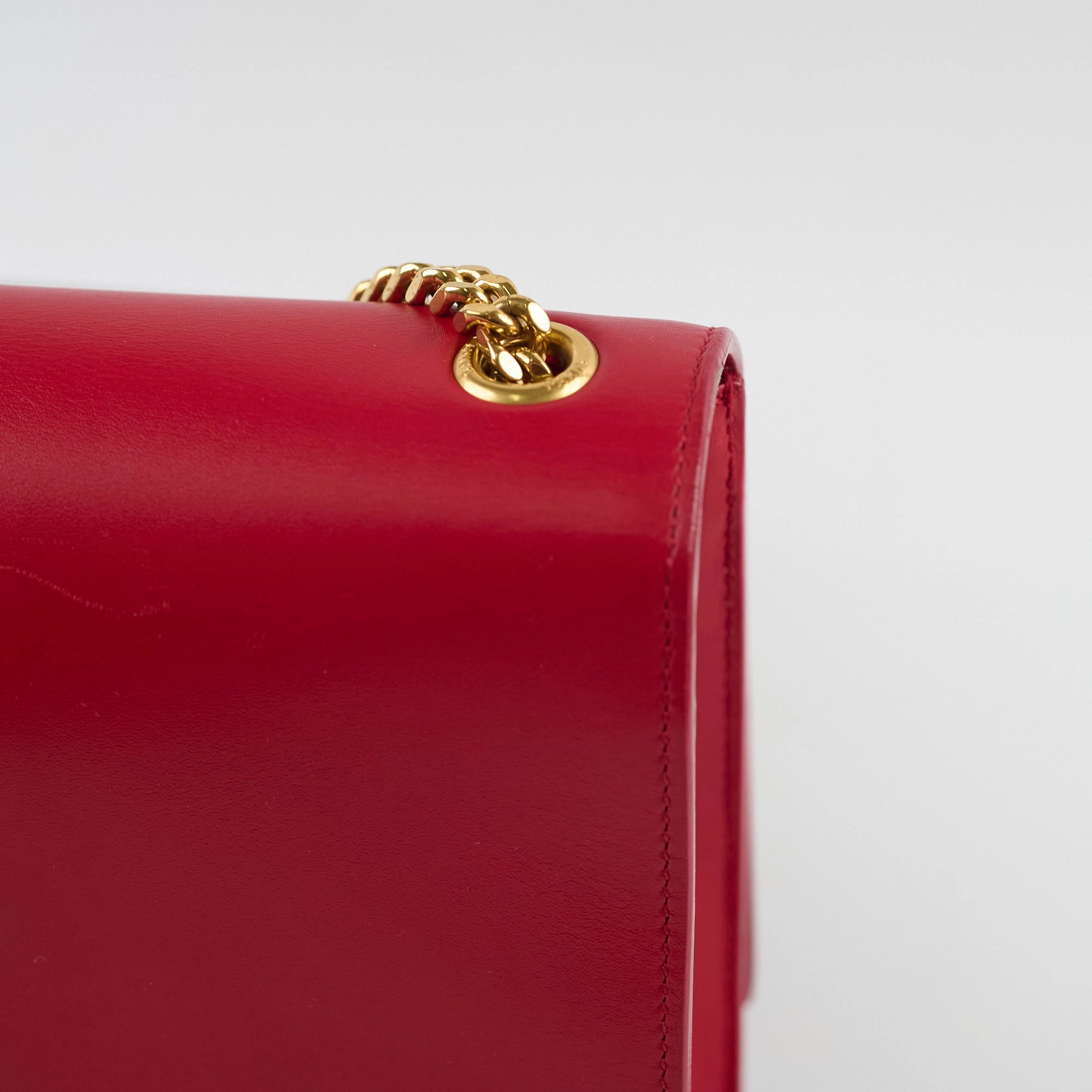 Saint Laurent Medium Tassel Kate Red