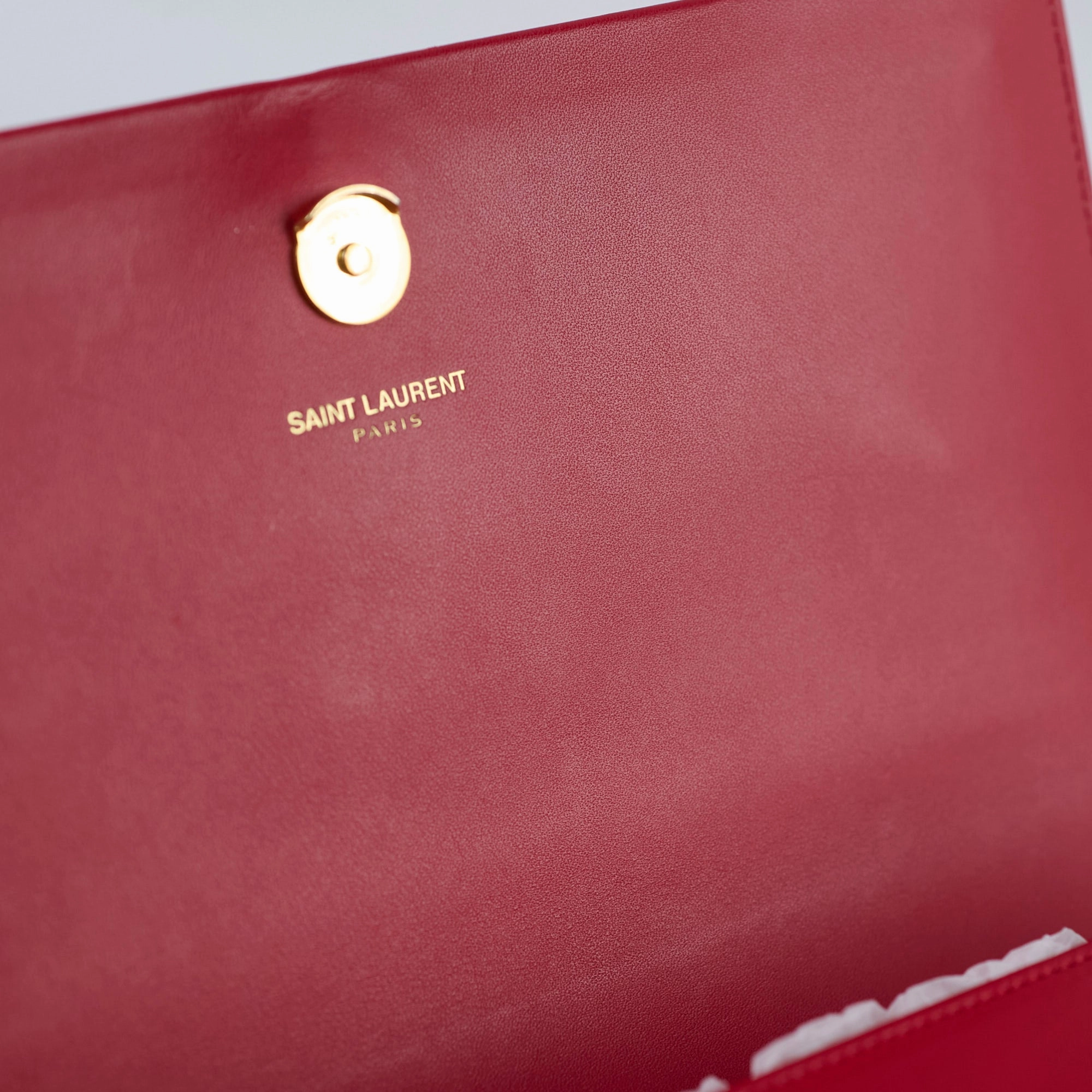 Saint Laurent Medium Tassel Kate Red