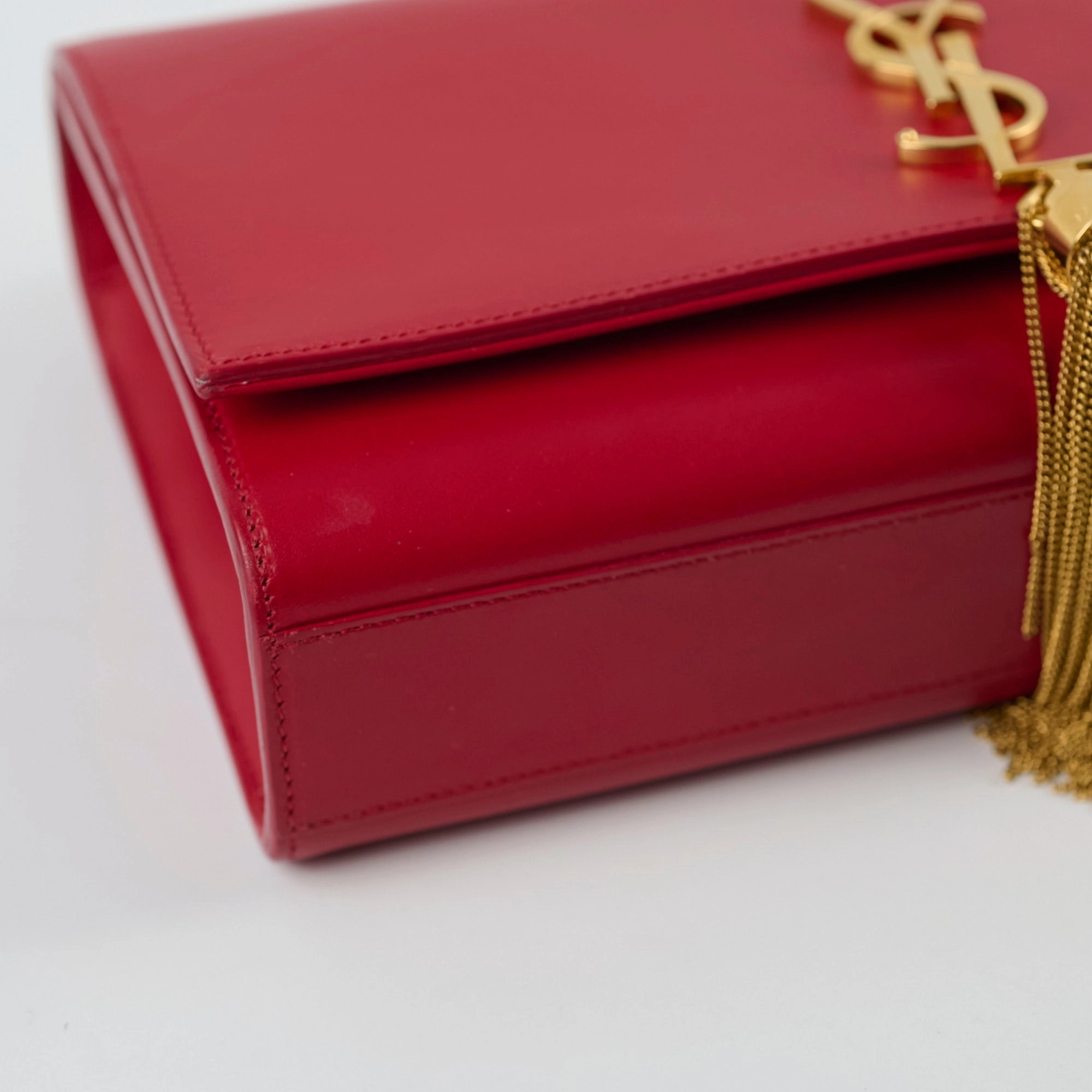 Saint Laurent Medium Tassel Kate Red