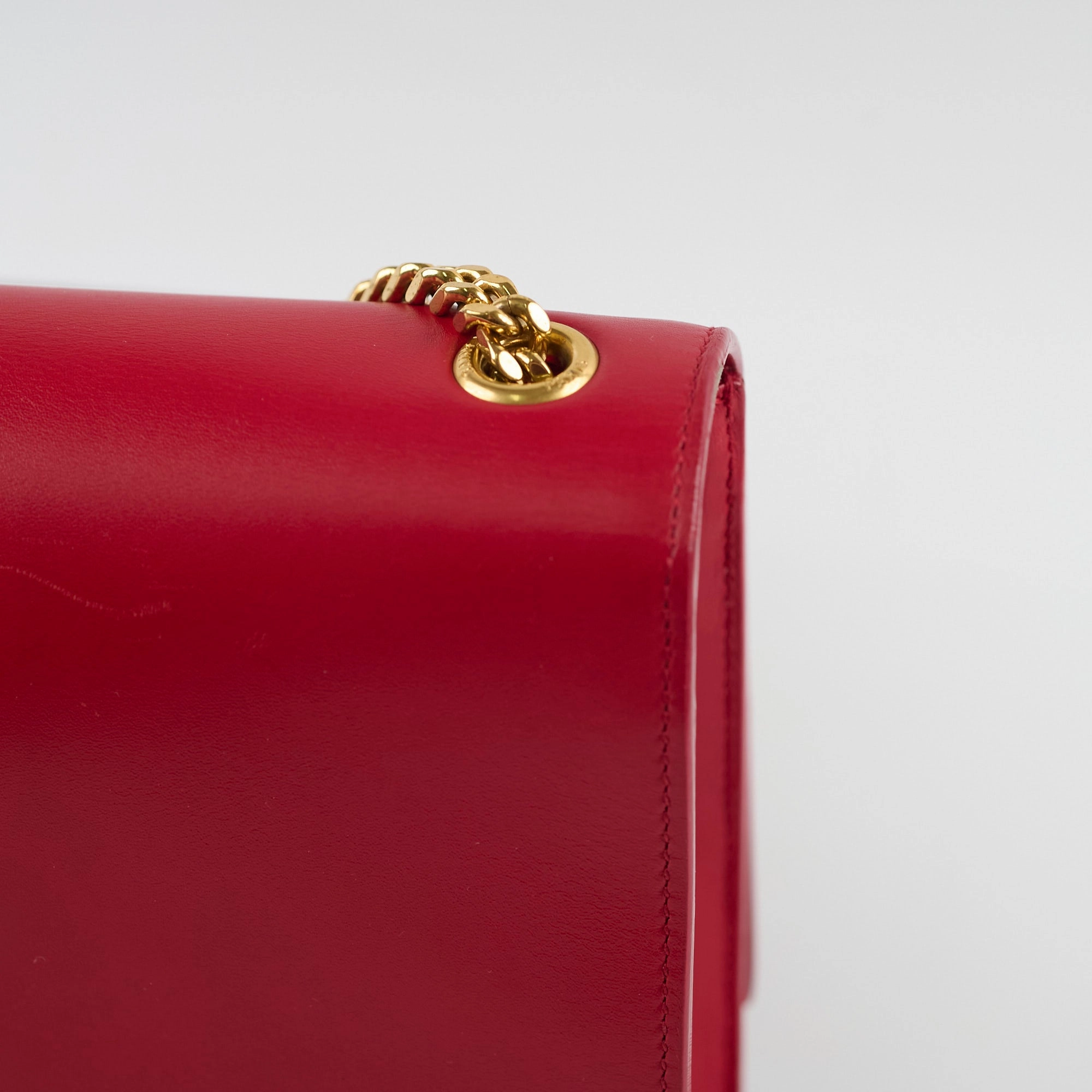 Saint Laurent Medium Tassel Kate Red