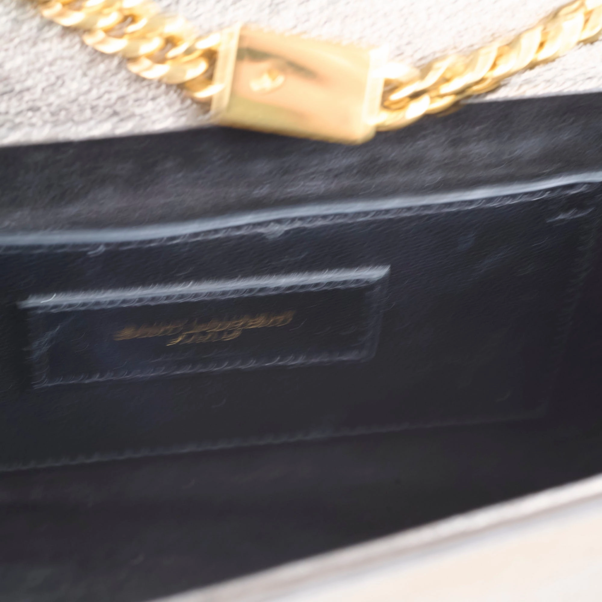 Saint Laurent Metallic Medium Kate Bronze