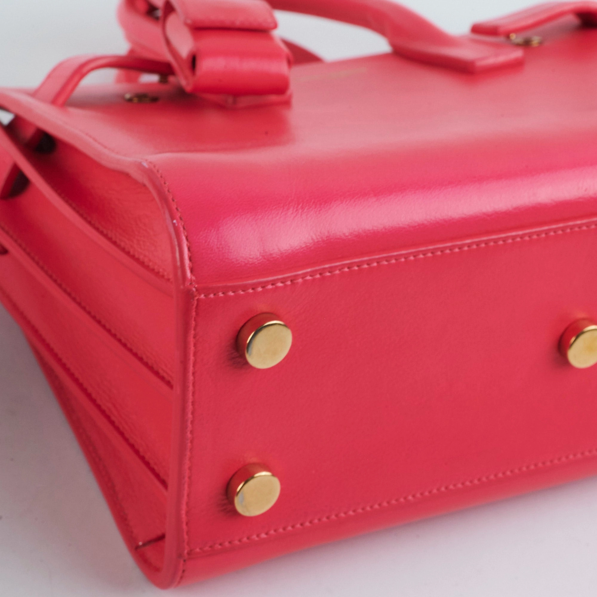 Saint Laurent Nano Sac De Jour Pink