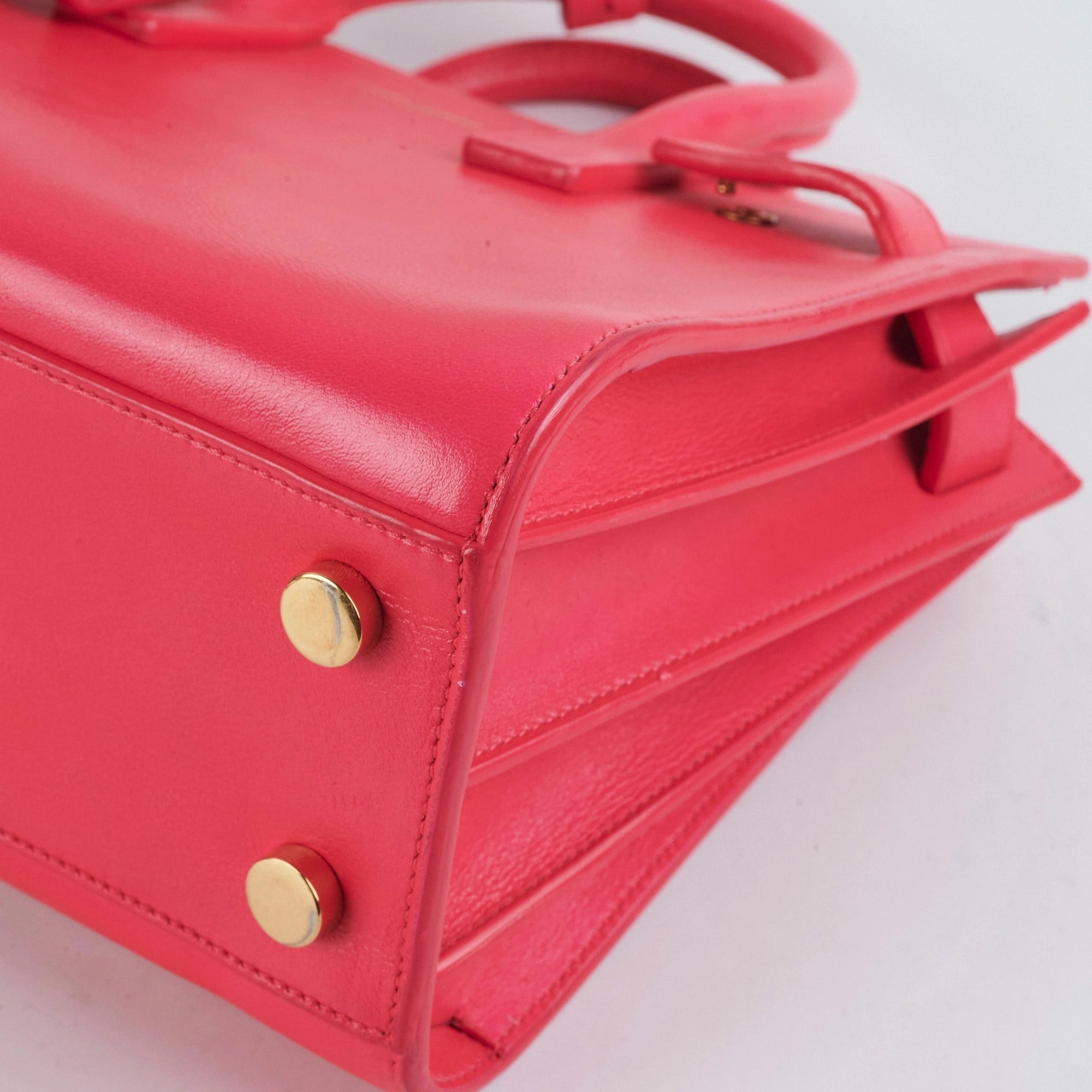 Saint Laurent Nano Sac De Jour Pink