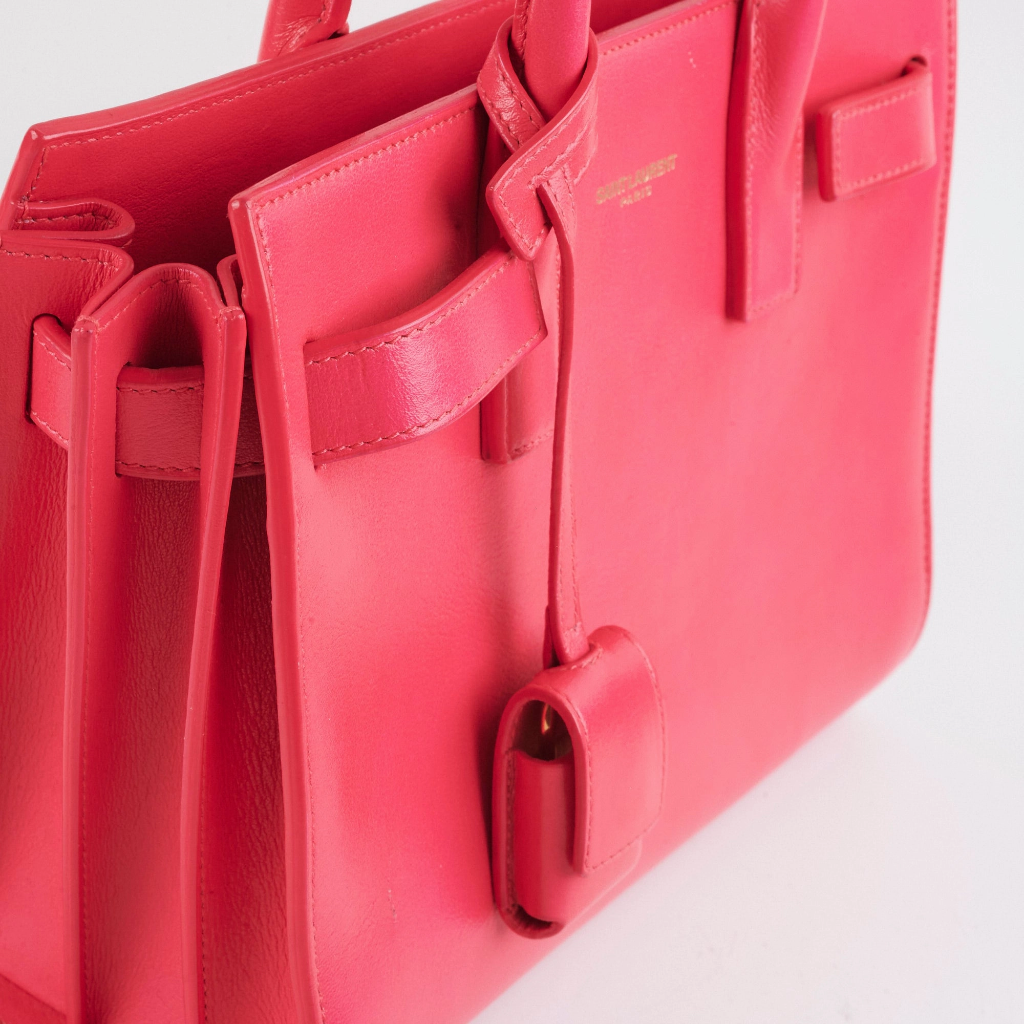 Saint Laurent Nano Sac De Jour Pink