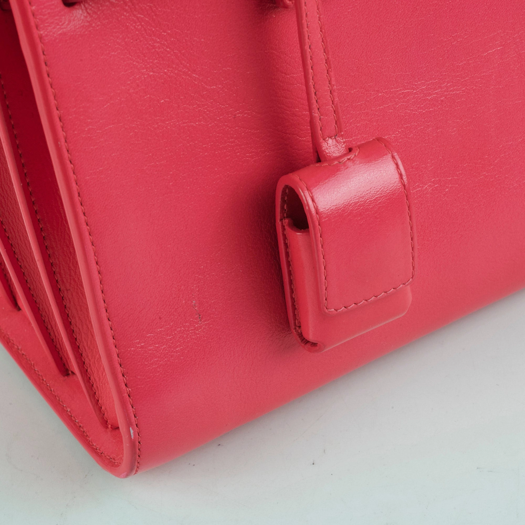 Saint Laurent Nano Sac De Jour Pink