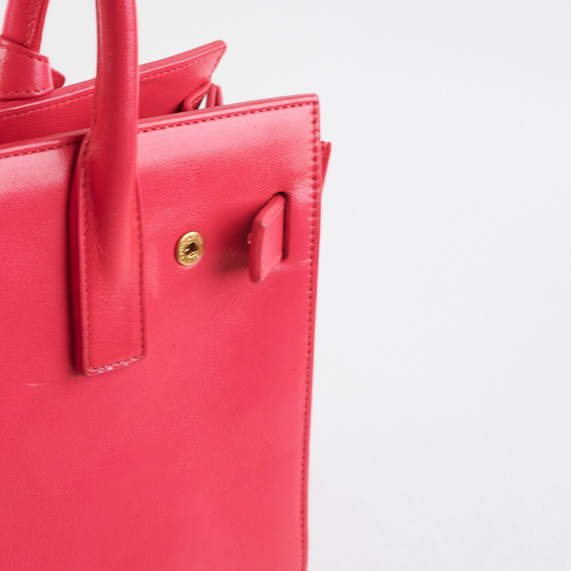 Saint Laurent Nano Sac De Jour Pink