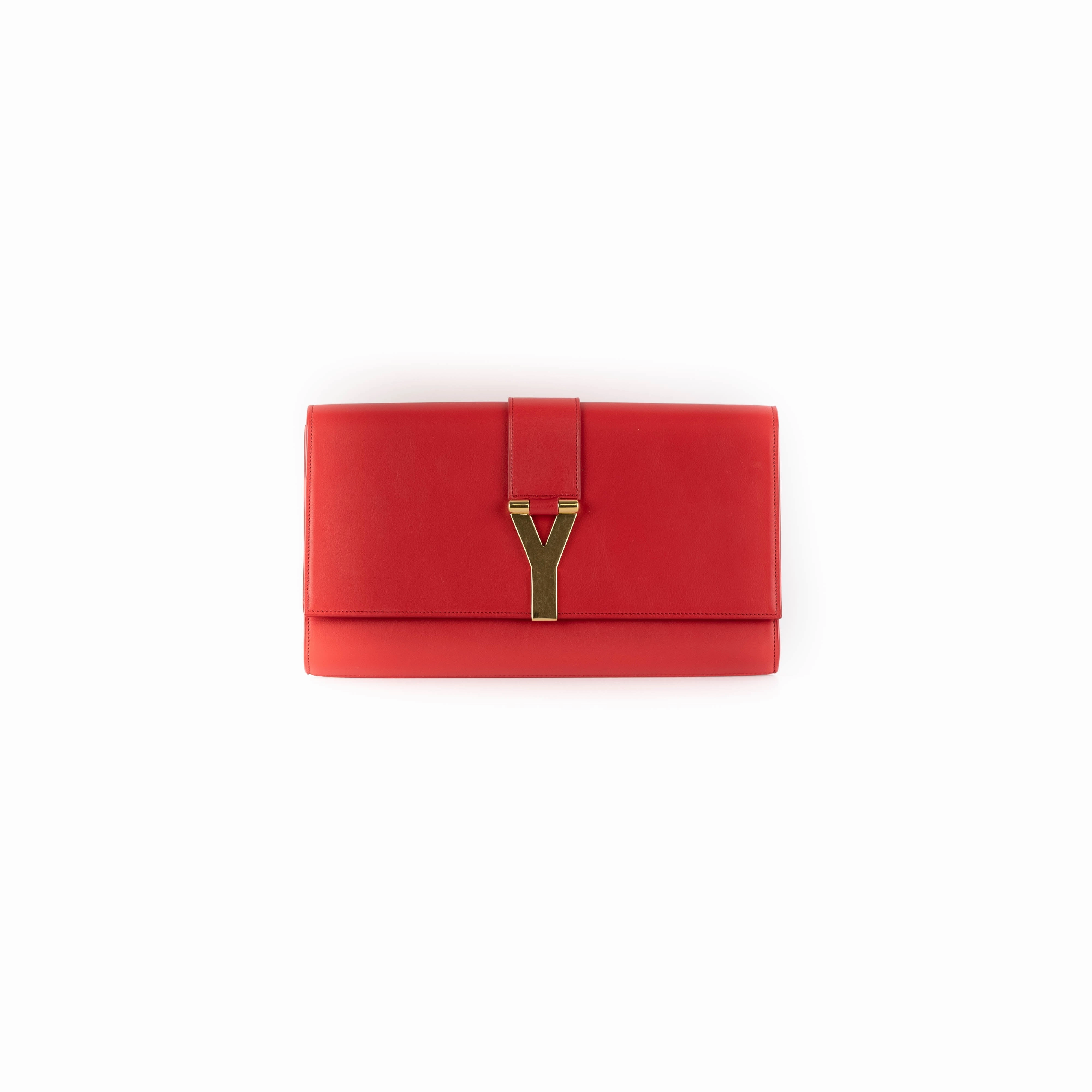 Saint Laurent Red Clutch Bag