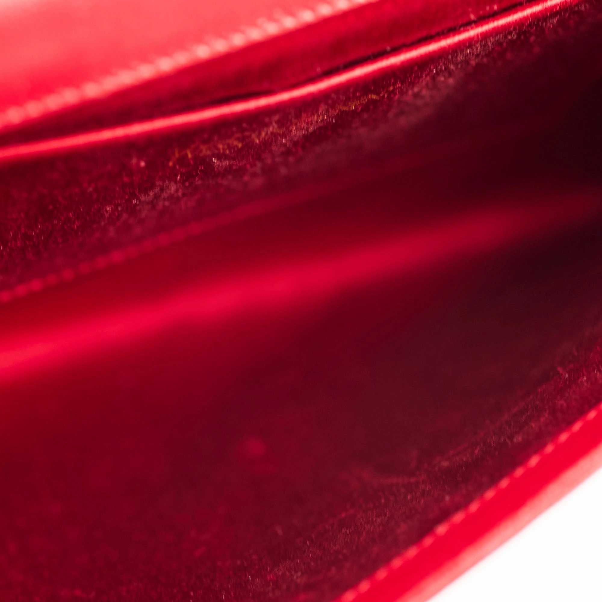 Saint Laurent Red Large Clutch