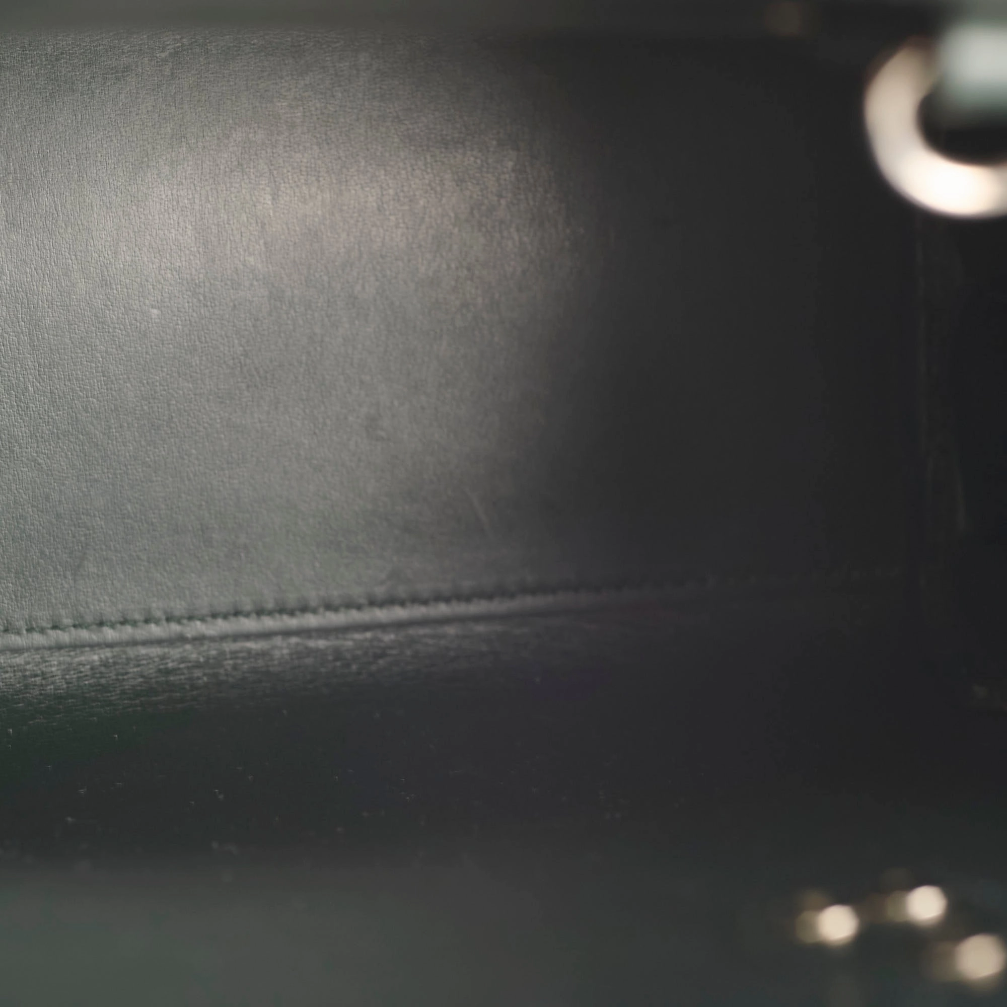 Saint Laurent Sac De Jour Croc Embossed Dark Green