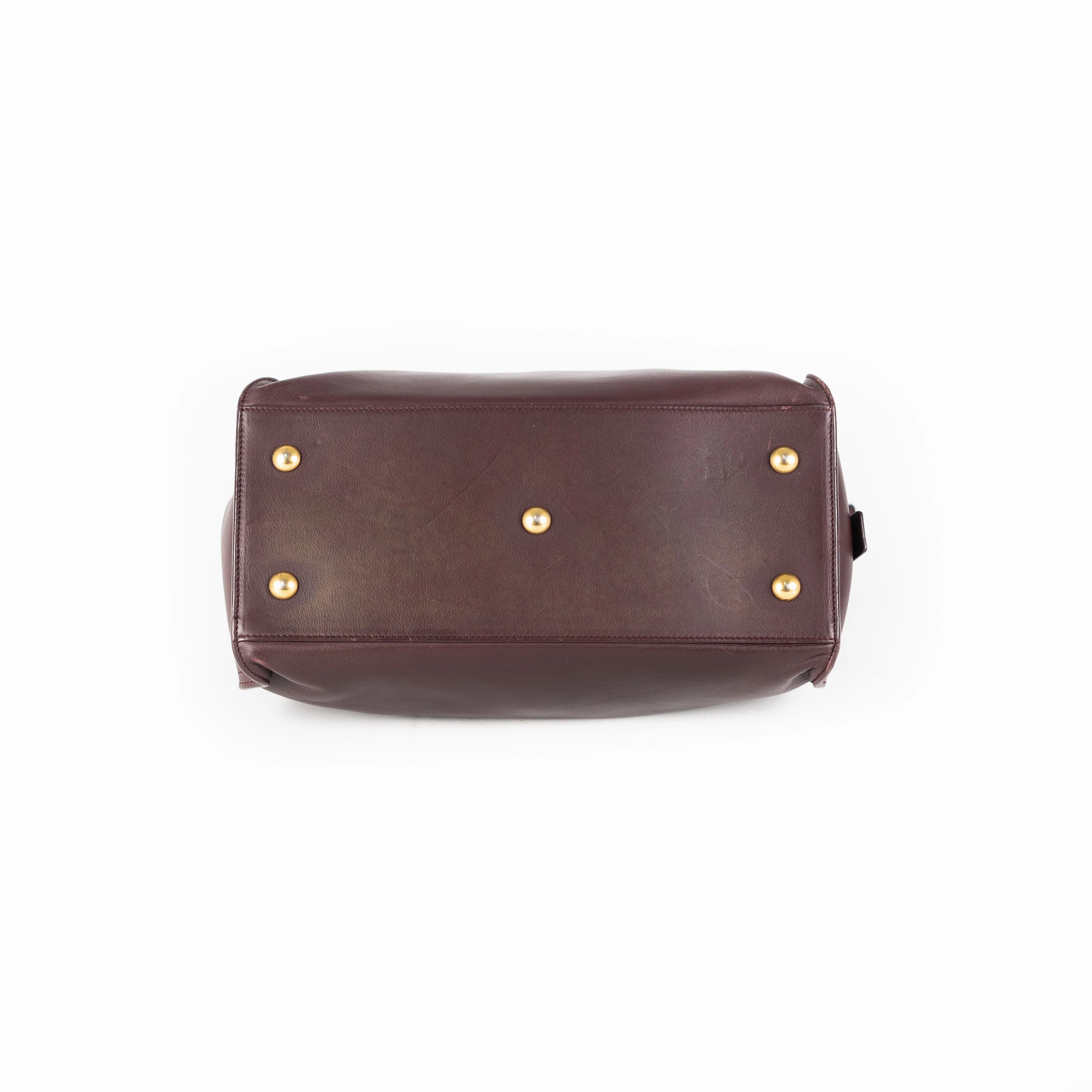 Saint Laurent Small Cabas Bag Brown