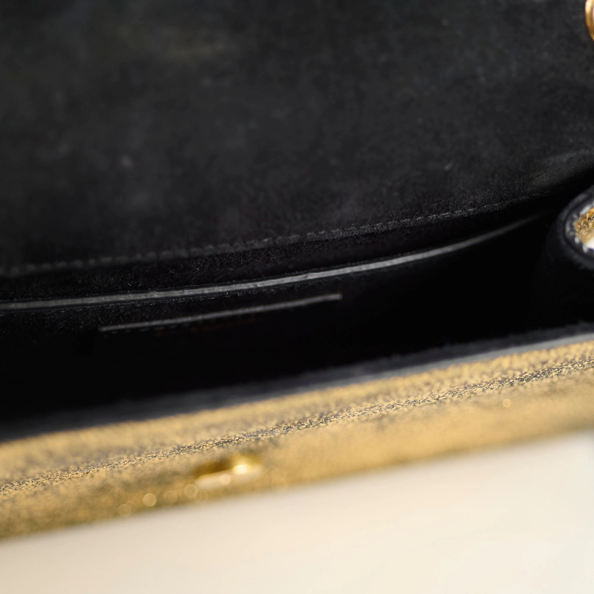 Saint Laurent Small Kate Gold Metallic